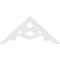 Ekena Millwork Pitch Robin Architectural Grade PVC Gable Pediment, 60"W x 27 1/2"H x 1"P (11/12) GPP060X028X100ROB - alternate 5